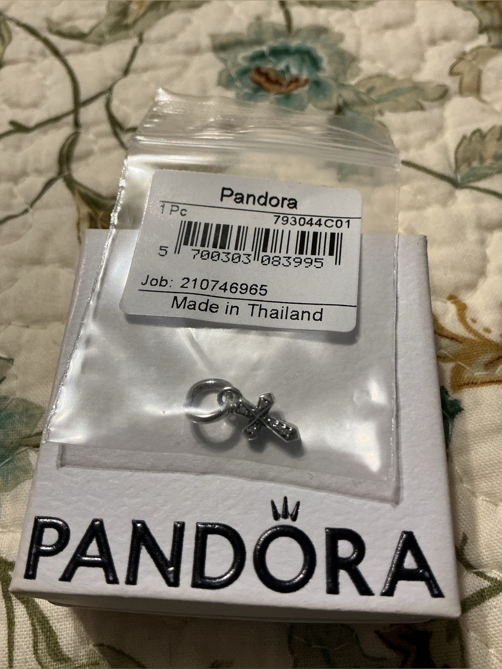 NWT Pandora ME Sparkling Cross Mini Dangle Charm.